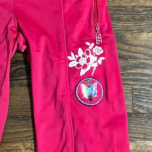 Triple Five Soul low rise magenta pink Soul Fantasy track pants XS RARE vintage - Picture 3 of 9